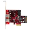 StarTech.com 4-Port PCI Express USB 3.0-Karte – 2 externe & 2 interne – SATA-Strom – UASP-Unterstützung – 2 interne (IDC) Motherboard-Stil-Header