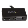 StarTech.com Travel A/V Adapter: 2-in-1 DisplayPort zu HDMI oder VGA