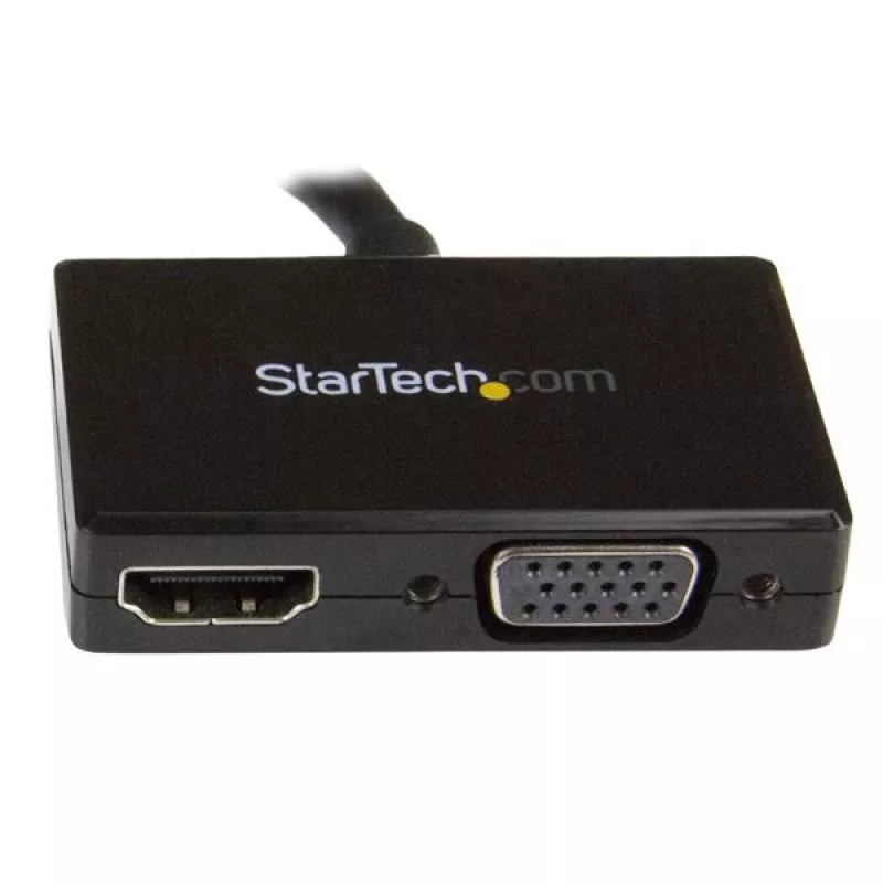 StarTech.com Travel A/V Adapter: 2-in-1 DisplayPort zu HDMI oder VGA