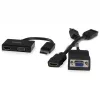StarTech.com Travel A/V Adapter: 2-in-1 DisplayPort zu HDMI oder VGA