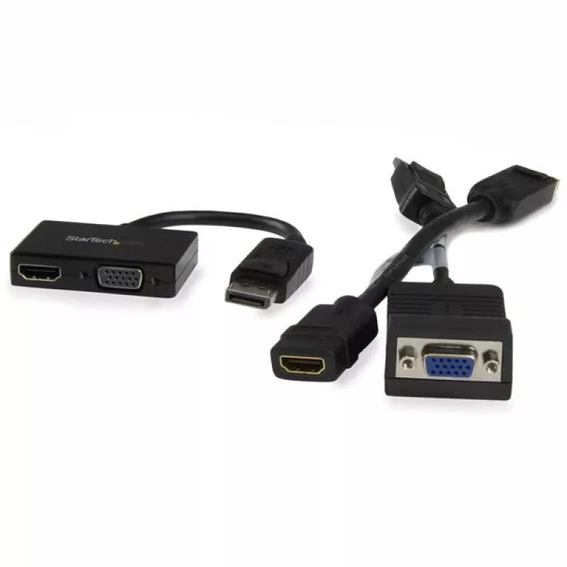 StarTech.com Travel A/V Adapter: 2-in-1 DisplayPort zu HDMI oder VGA