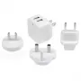 StarTech.com Dual-Port USB-Wandladegerät – internationales Reisen – 17 W/3,4 A – Weiß