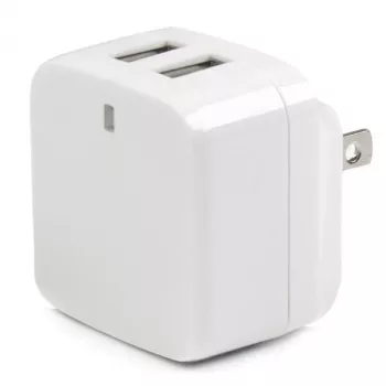StarTech.com Dual-Port USB-Wandladegerät – internationales Reisen – 17 W/3,4 A – Weiß