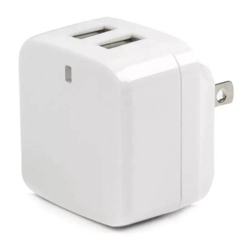 StarTech.com Dual-Port USB-Wandladegerät – internationales Reisen – 17 W/3,4 A – Weiß