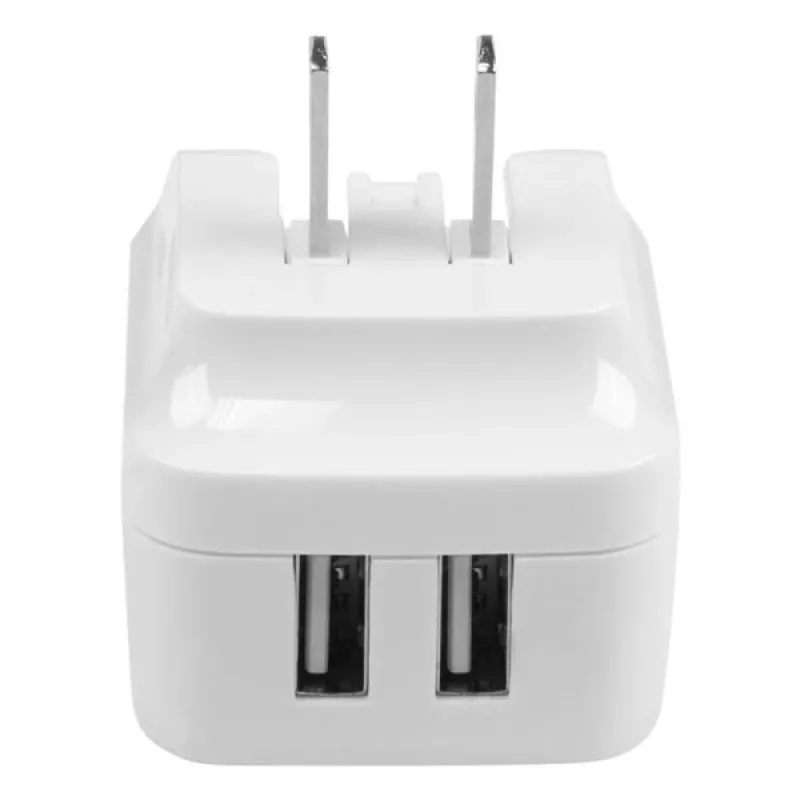 StarTech.com Dual-Port USB-Wandladegerät – internationales Reisen – 17 W/3,4 A – Weiß