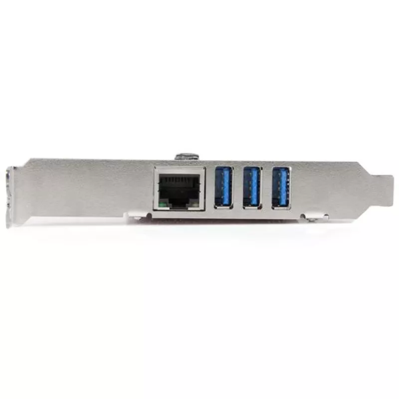 StarTech.com 3-Port PCI Express USB 3.0-Karte + Gigabit-Ethernet