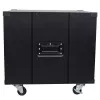 StarTech.com 4-Post 9U Mobile Open Frame Server Rack, Vier-Pfosten-Netzwerkrack mit Rollen, 19 Zoll Rollrack für enge Bodenflächen zu Hause/im Büro, kleines Datenrack für Computer/AV/IT-Ausrüstung – TAA-konform