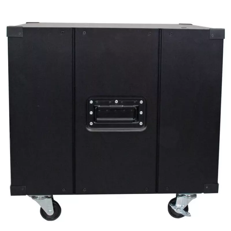 StarTech.com 4-Post 9U Mobile Open Frame Server Rack, Vier-Pfosten-Netzwerkrack mit Rollen, 19 Zoll Rollrack für enge Bodenflächen zu Hause/im Büro, kleines Datenrack für Computer/AV/IT-Ausrüstung – TAA-konform