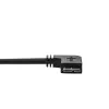 StarTech.com schlank Micro-USB 3.0 Kabel - M/M - links abgewinkeltes Micro-USB - 2m