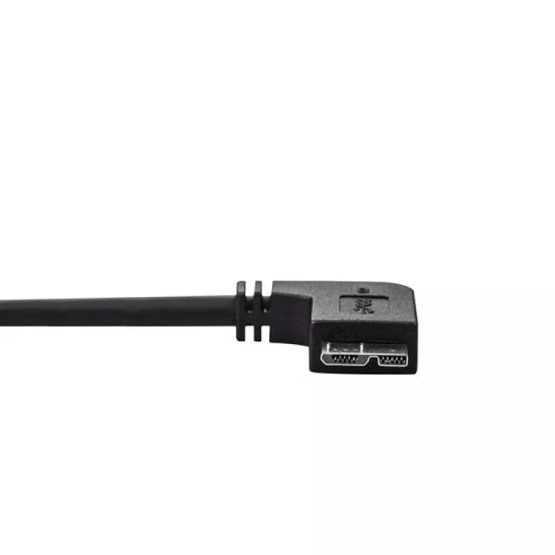 StarTech.com schlank Micro-USB 3.0 Kabel - M/M - links abgewinkeltes Micro-USB - 2m
