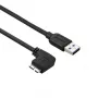 StarTech.com schlank Micro USB 3.0 Kabel - M/M - Linkswinkel Micro-USB - 0,5 m (20 Zoll)