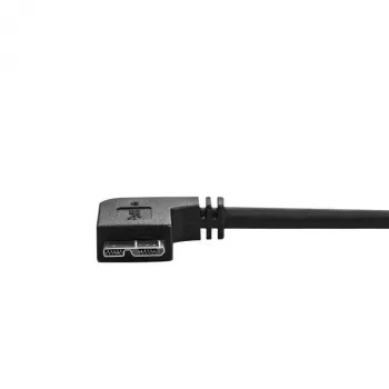 StarTech.com schlank Micro-USB 3.0 Kabel - M/M - rechtwinkliger Micro-USB - 0,5 m (20 Zoll)