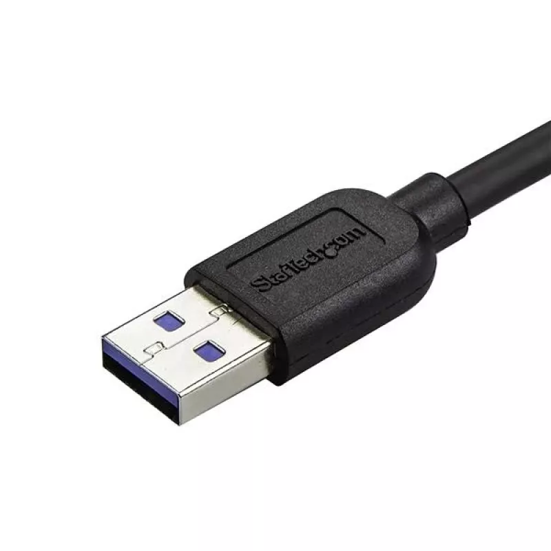 StarTech.com schlank Micro-USB 3.0 Kabel - M/M - rechtwinkliger Micro-USB - 0,5 m (20 Zoll)