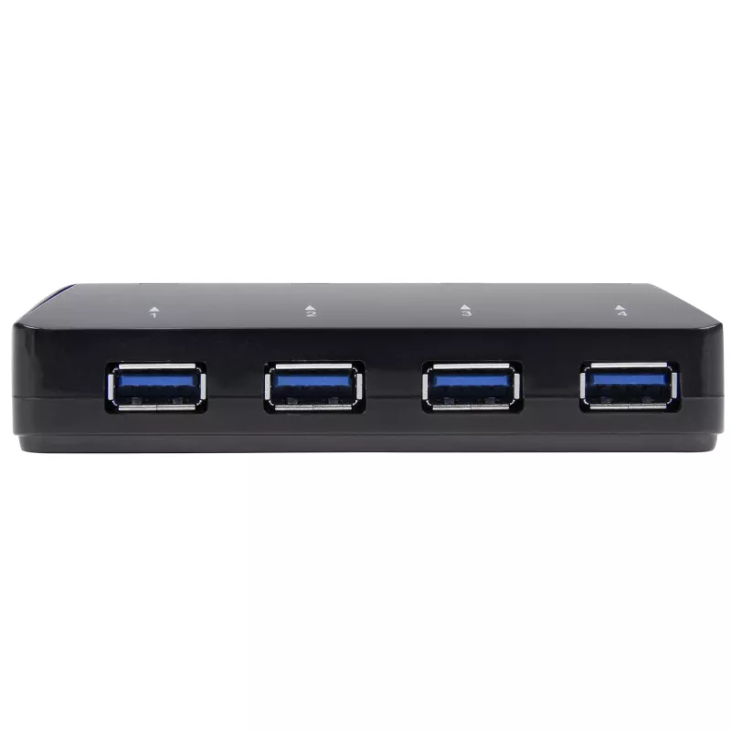 StarTech.com 4-Port USB 3.0 Hub plus Dedicated Charging Port - 1 x 2,4A Port~4-Port USB 3.0 Hub (5Gbps) plus Dedicated Charging Port - 1 x 2,4A Port