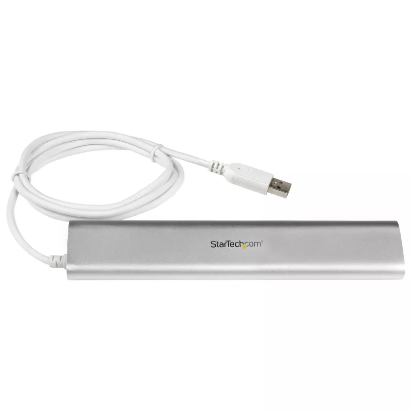 StarTech.com 7-Port USB Hub, USB A auf 7x USB-A Ports, USB 5Gbps, robustes Design, Bus- oder Selbstversorgung, tragbarer Laptop USB 3.0 Hub Erweiterung mit Netzteil