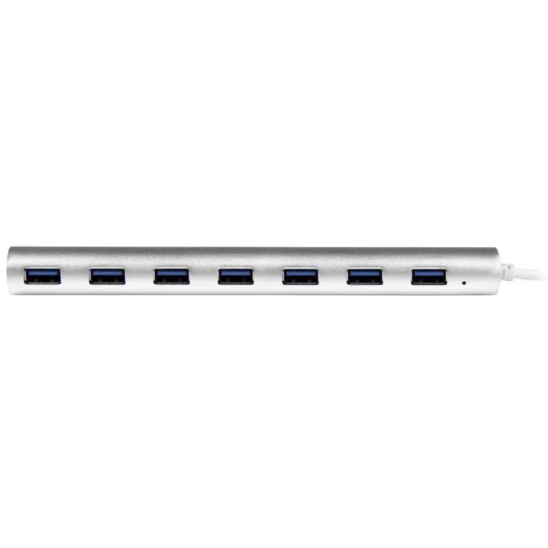 StarTech.com 7-Port USB Hub, USB A auf 7x USB-A Ports, USB 5Gbps, robustes Design, Bus- oder Selbstversorgung, tragbarer Laptop USB 3.0 Hub Erweiterung mit Netzteil