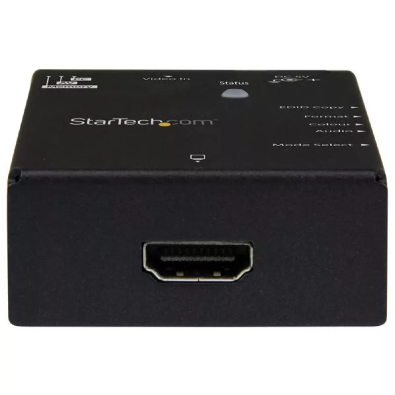 StarTech.com EDID-Emulator für HDMI-Displays – 1080p, Schwarz, Stahl, RoHS, CE, FCC, 1920 x 1080 Pixel, 720p, 1080p, HDMI