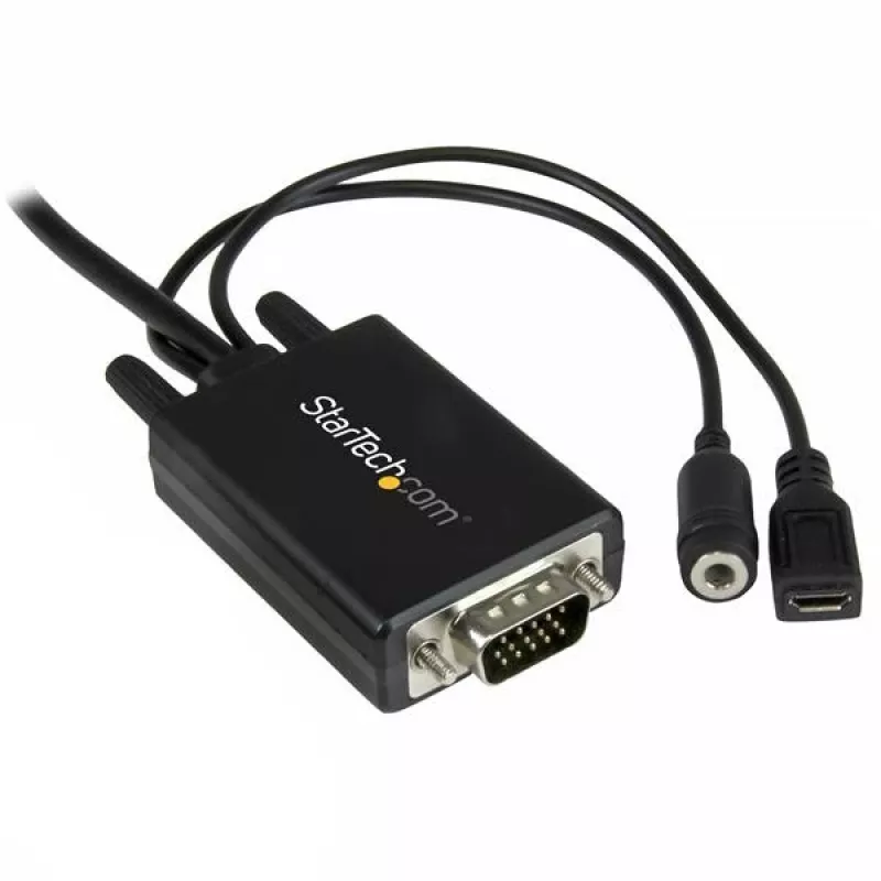 StarTech.com DisplayPort-auf-VGA-Adapterkabel mit Audio – 6 Fuß (2 m)