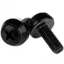 StarTech.com M6 x 12 mm – Befestigungsschrauben – 100er-Packung, Schwarz