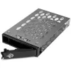 StarTech.com 2,5-Zoll-Hot-Swap-Festplatteneinschub, 2,5 Zoll, Blendenpanel, Schwarz, Silber, 2,5 Zoll, Kunststoff, Stahl, 70 mm