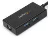 StarTech.com USB-zu-Ethernet-Adapter, USB 3.0 zu 10/100/1000 Gigabit Ethernet LAN-Konverter für Laptops, 11,8″/30 cm fest angebrachtes Kabel, USB-zu-RJ45-Adapter, NIC-Adapter, USB-Netzwerkadapter