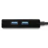 StarTech.com USB-zu-Ethernet-Adapter, USB 3.0 zu 10/100/1000 Gigabit Ethernet LAN-Konverter für Laptops, 11,8″/30 cm fest angebrachtes Kabel, USB-zu-RJ45-Adapter, NIC-Adapter, USB-Netzwerkadapter