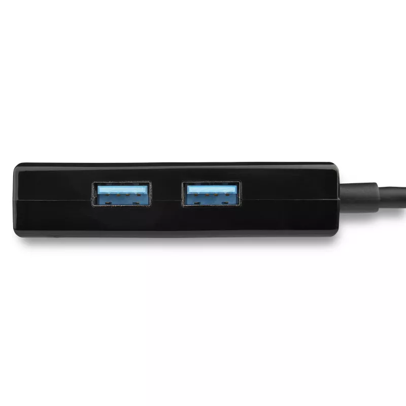 StarTech.com USB-zu-Ethernet-Adapter, USB 3.0 zu 10/100/1000 Gigabit Ethernet LAN-Konverter für Laptops, 11,8″/30 cm fest angebrachtes Kabel, USB-zu-RJ45-Adapter, NIC-Adapter, USB-Netzwerkadapter