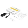 StarTech.com USB-zu-Ethernet-Adapter, USB 3.0 zu 10/100/1000 Gigabit Ethernet LAN-Konverter für Laptops, 11,8″/30 cm fest angebrachtes Kabel, USB-zu-RJ45-Adapter, NIC-Adapter, USB-Netzwerkadapter