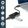 StarTech.com USB-zu-Ethernet-Adapter, USB 3.0 zu 10/100/1000 Gigabit Ethernet LAN-Konverter für Laptops, 11,8″/30 cm fest angebrachtes Kabel, USB-zu-RJ45-Adapter, NIC-Adapter, USB-Netzwerkadapter