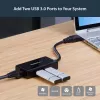 StarTech.com USB-zu-Ethernet-Adapter, USB 3.0 zu 10/100/1000 Gigabit Ethernet LAN-Konverter für Laptops, 11,8″/30 cm fest angebrachtes Kabel, USB-zu-RJ45-Adapter, NIC-Adapter, USB-Netzwerkadapter