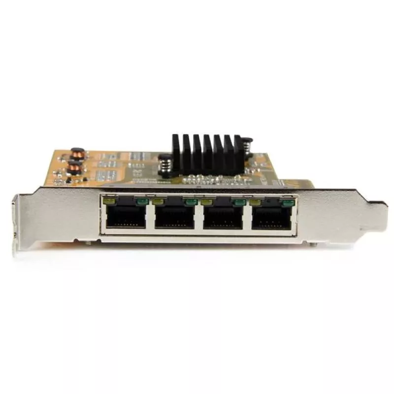 StarTech.com 4-Port PCIe Gigabit Netzwerkkarte, Intern, Kabelgebunden, PCI Express, Ethernet, 2000 Mbit/s