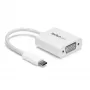 StarTech.com USB-C-auf-VGA-Adapter - Weiß, 3.2 Gen 1 (3.1 Gen 1), USB Type-C, VGA (D-Sub) Ausgang, 1920 x 1200 Pixel