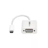 StarTech.com USB-C-auf-VGA-Adapter - Weiß, 3.2 Gen 1 (3.1 Gen 1), USB Type-C, VGA (D-Sub) Ausgang, 1920 x 1200 Pixel