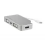 StarTech.com USB-C-Multiport-Videoadapter mit HDMI, VGA, Mini DisplayPort oder DVI – USB-Typ-C-Monitoradapter auf HDMI 1.4 oder mDP 1.2 (4K) – VGA oder DVI (1080p) – Silber Aluminium