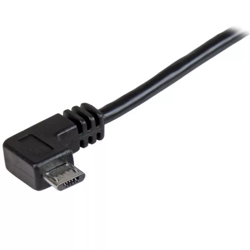 StarTech.com Micro-USB Lade- und Synchronisationskabel M/M – rechtwinkliger Micro-USB – 24 AWG – 2 m