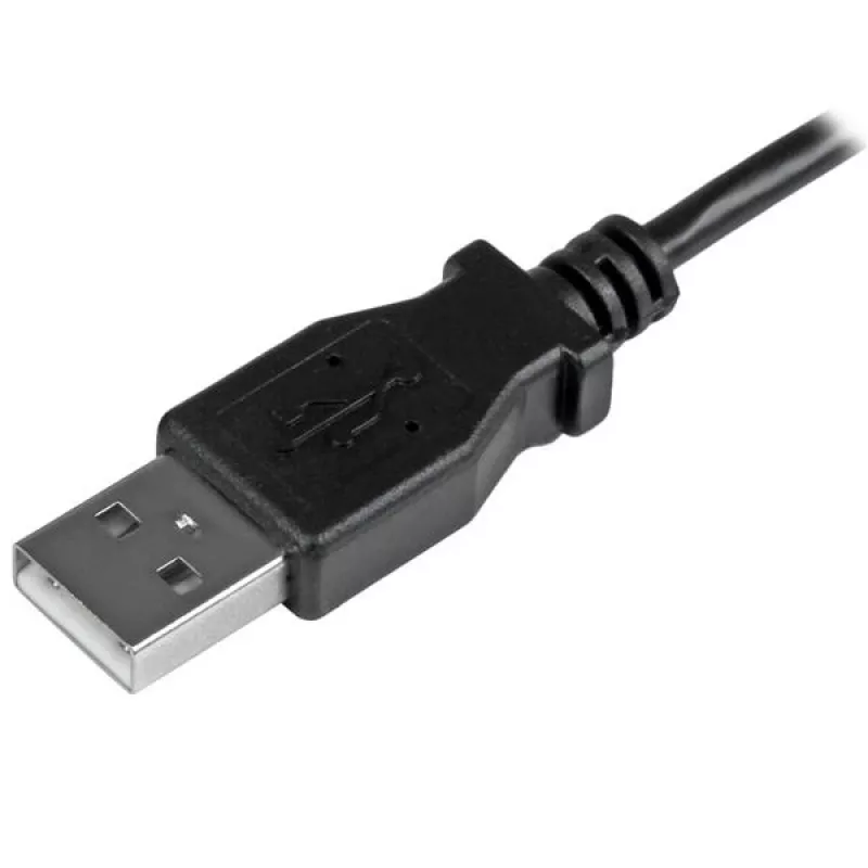 StarTech.com Micro-USB Lade- und Synchronisationskabel M/M - abgewinkelt links Micro-USB - 24 AWG - 2 m