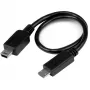 StarTech.com USB-OTG-Kabel – Micro-USB auf Mini-USB – M/M – 20 cm