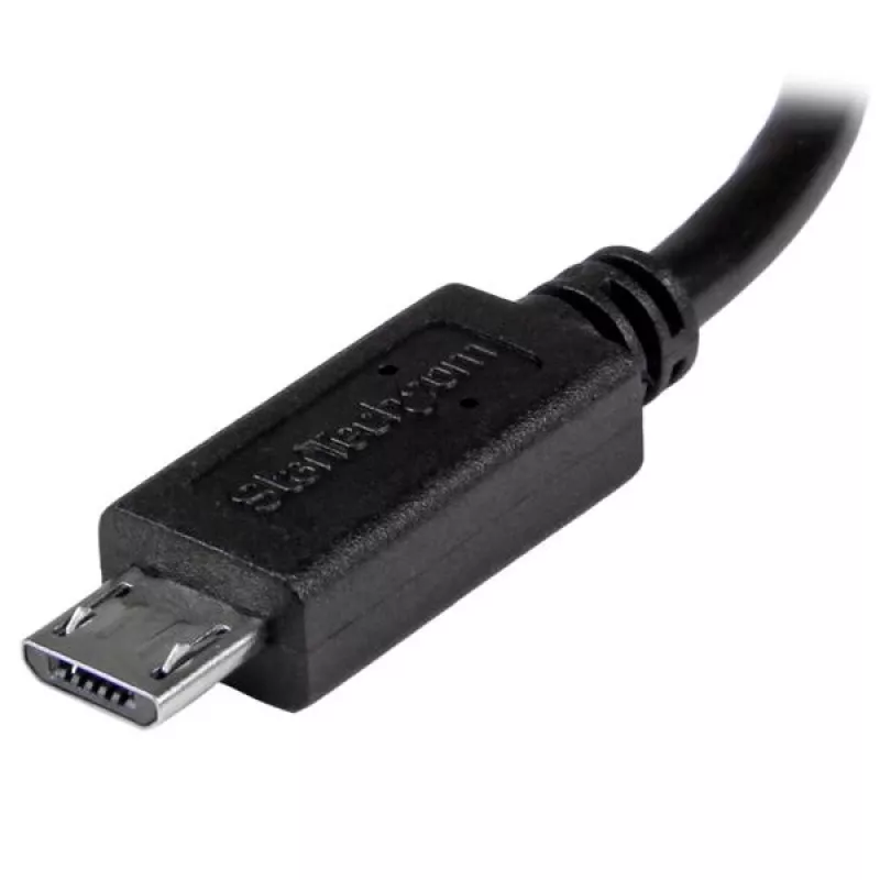 StarTech.com USB-OTG-Kabel – Micro-USB auf Mini-USB – M/M – 20 cm