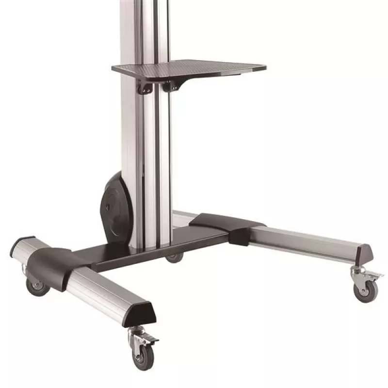 StarTech.com TV-Rollwagen – höhenverstellbar – abschließbare Räder, 40 kg, 81,3 cm (32 Zoll), 190,5 cm (75 Zoll), 200 x 200 mm, 600 x 400 mm, 1110 - 1510 mm