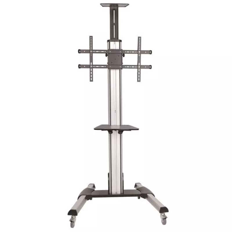 StarTech.com TV-Rollwagen – höhenverstellbar – abschließbare Räder, 40 kg, 81,3 cm (32 Zoll), 190,5 cm (75 Zoll), 200 x 200 mm, 600 x 400 mm, 1110 - 1510 mm