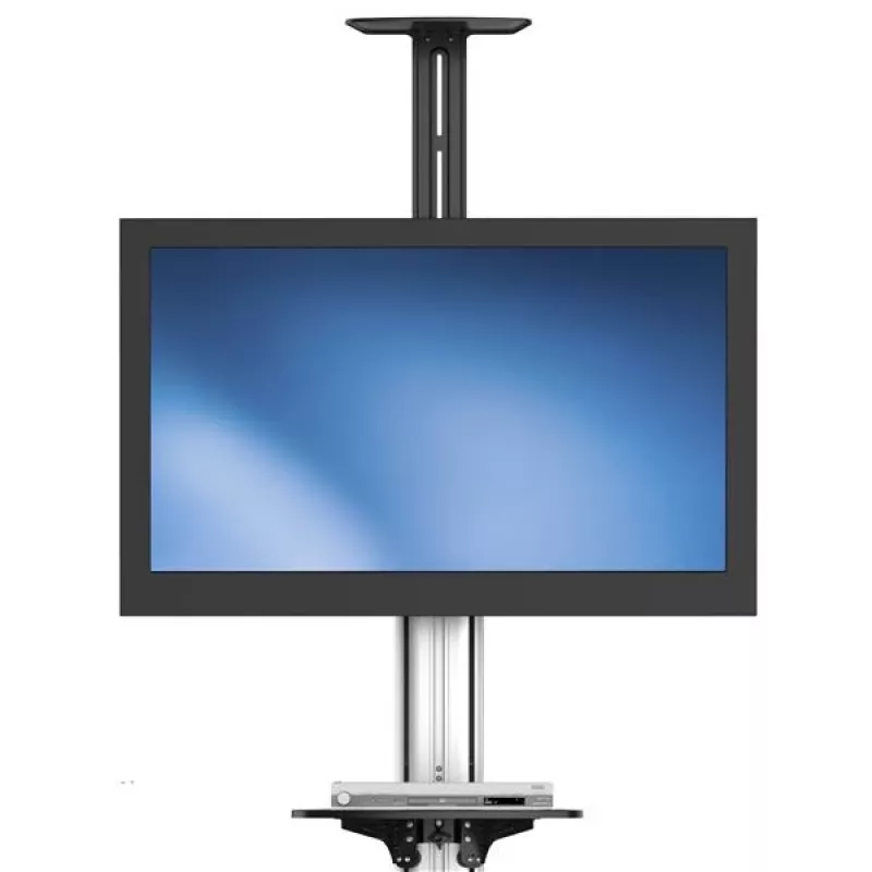StarTech.com TV-Rollwagen – höhenverstellbar – abschließbare Räder, 40 kg, 81,3 cm (32 Zoll), 190,5 cm (75 Zoll), 200 x 200 mm, 600 x 400 mm, 1110 - 1510 mm