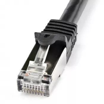 StarTech.com Cat6 Patchkabel - Geschirmt (SFTP) - 1 m, Schwarz