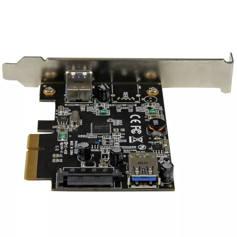 StarTech.com 2-Port USB 3.1 (10Gbps) Karte – USB-A, 1x extern, 1x intern – PCIe
