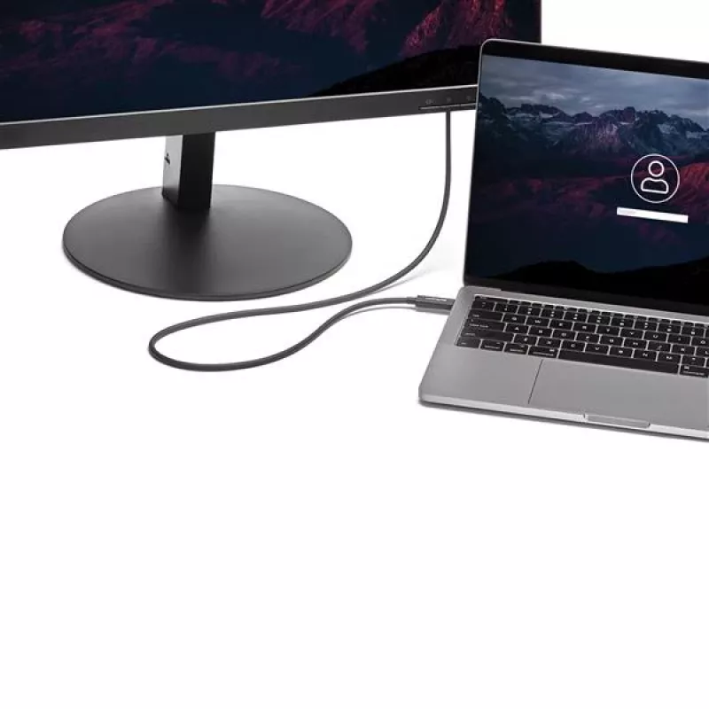 StarTech.com 3 ft. (1 m) Thunderbolt 3 Kabel mit 100 W Power Delivery – 40 Gbit/s