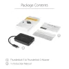 StarTech.com Thunderbolt 3 auf Thunderbolt 2 Adapter – TB3 Laptop an TB2 Displays & Geräte – Thunderbolt 2 20 Gbit/s oder Thunderbolt 1 10 Gbit/s Konverter – Thunderbolt 3 zertifiziert – Windows/Mac