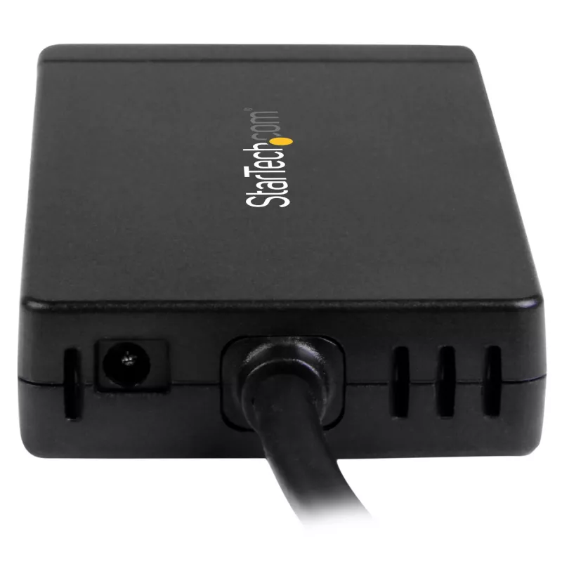 StarTech.com 3-Port USB 3.0 Hub plus Gigabit Ethernet - USB-C - inkl. Netzteil