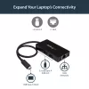 StarTech.com 3-Port USB 3.0 Hub plus Gigabit Ethernet - USB-C - inkl. Netzteil