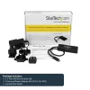 StarTech.com 3-Port USB 3.0 Hub plus Gigabit Ethernet - USB-C - inkl. Netzteil