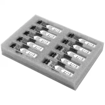 StarTech.com Cisco GLC-SX-MM kompatibles SFP-Transceiver-Modul – 1000BASE-SX – 10er-Pack~10er-Pack Cisco GLC-SX-MM kompatibles SFP-Modul (10er-Pack) – 1000BASE-SX – 1GbE Multimode-Glasfaser-MMF-optischer Transceiver – 1GE Gigabit-Ethernet-SFP – LC 550 m – 850 nm – DDM Cisco IE3200, IE3300, ME1200