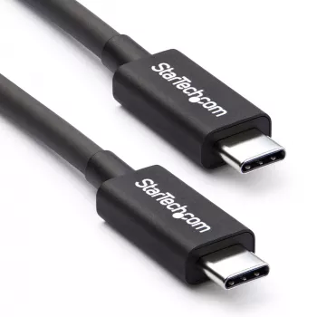 StarTech.com 0,5 m Thunderbolt 3 (40 Gbit/s) USB-C-Kabel – kompatibel mit Thunderbolt, USB und DisplayPort